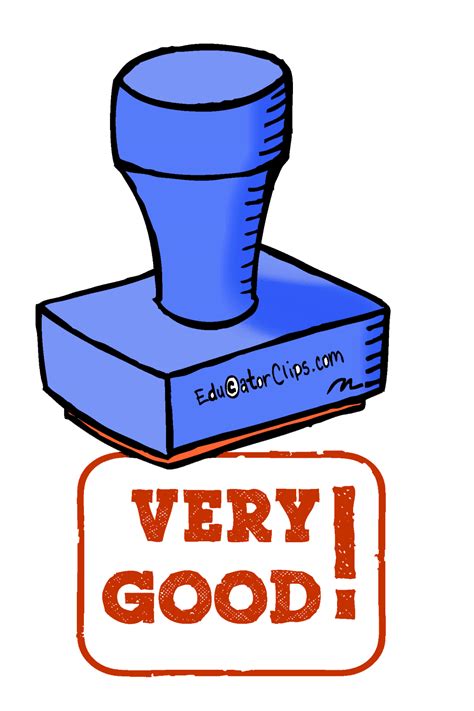Very Good Rubber Stamp Clip Art