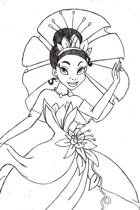 Pocahontas indian princess free printable coloring pages. Disney Princess Tiana Coloring Pages - Coloring Home