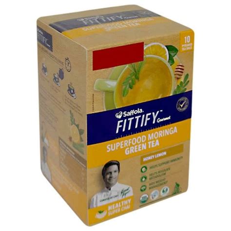 saffola fittify moringa honey lemon green tea 25 g jiomart