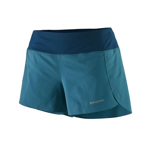 Patagonia Strider Pro Shorts 35in Womens In Blue