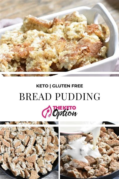 Get ready for a whole lot of fat, some protein sweet treats: Keto Bread Pudding { Gluten Free } | The Keto Option in 2020 | Low carb recipes dessert, Diet ...