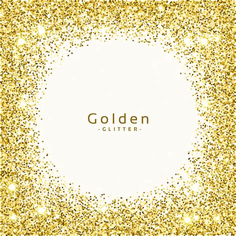 Golden Glitter Frame Background Vector Download Free Vector Art Stock Graphics And Images