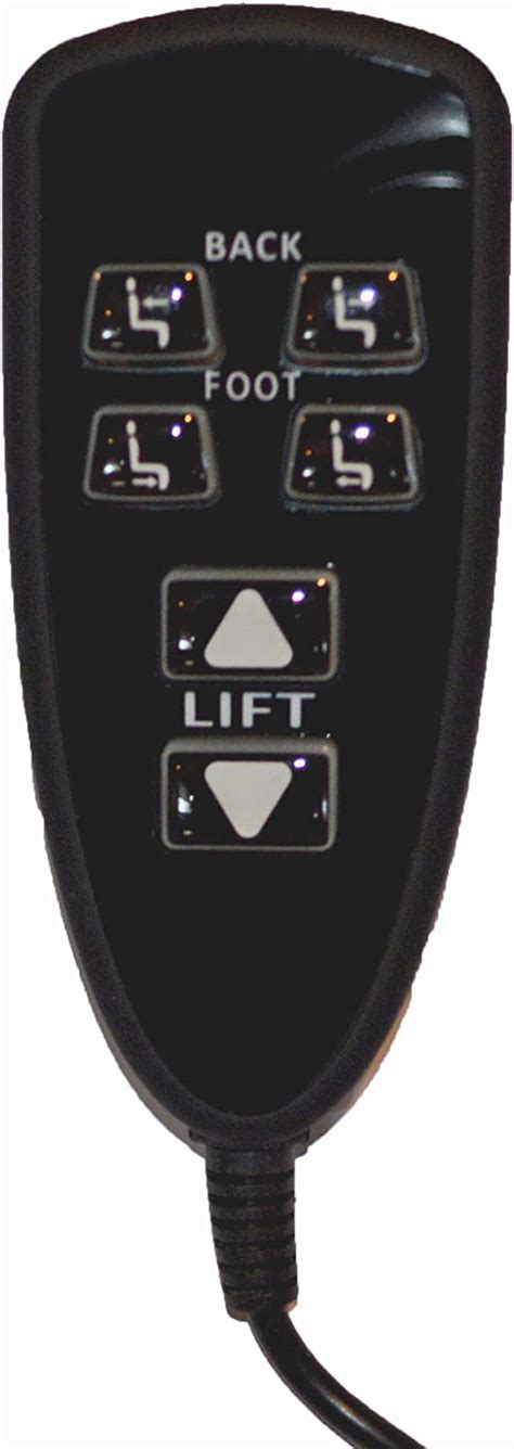 Catnapper Power Lift 6 Button Hand Control For Back Foot And Lift R2b
