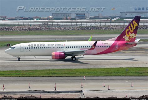 B 20ad China United Airlines Boeing 737 89pwl Photo By Bcg554 Id