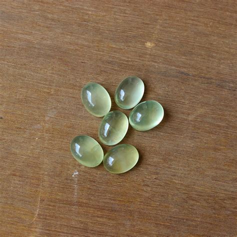 Natural Prehnite Oval Shape Gemstone Cabochon All Size Etsy