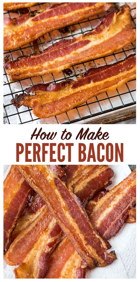 perfect baked bacon easy and crispy every time this is the best way to cook bacon so much