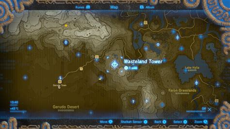 Zelda Wasteland Tower The Legend Of Zelda Breath Of The Wild Shrine
