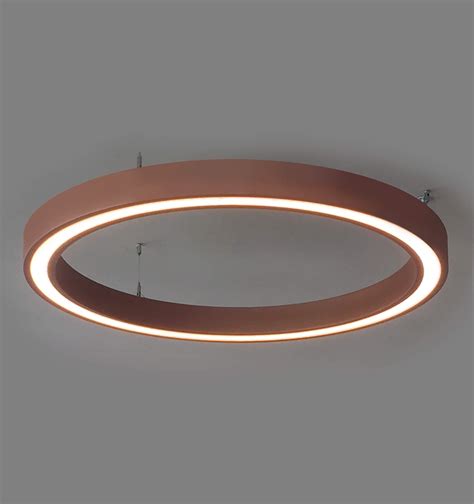 Circular Pendant Light With Diffuse And Comfortable Light Loop By