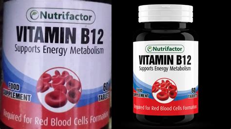 Nutrifactor Vitamin B12 For Increase Red Blood Cell Youtube