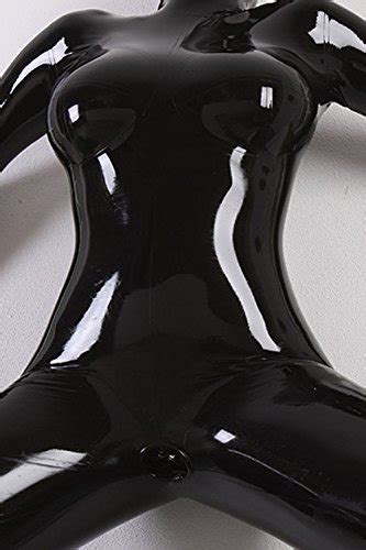 Buy Justinlatex Womens Black Latex Catsuit With Inner Condom Nostril