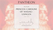 Princess Caroline of Nassau-Usingen Biography - Landgravine of Hesse ...