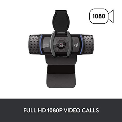Logitech hd pro c920 drivers. Logitech HD Pro Webcam C920, Widescreen Video Calling and Recording, 1080p Camera, Desktop or ...