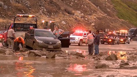 Flash Flooding Triggers Massive Mudslides In Southern California