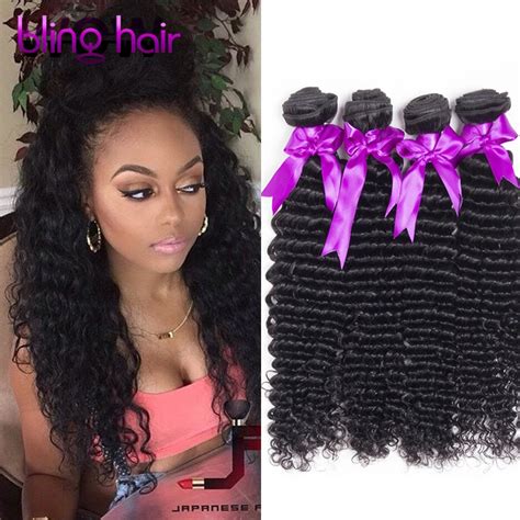 7a Raw Indian Virgin Hair Deep Wave Weave 4 Bundles Deals Indian Curly Hair Wet And Wavy Human