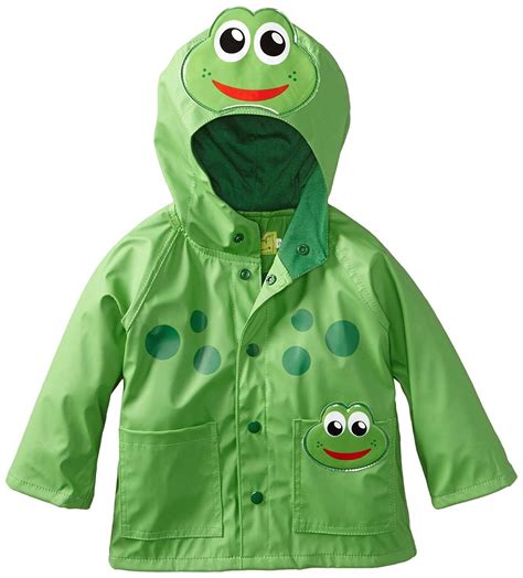 Little Boys Frog Rain Coat Green Co11cyqq81p Boys Clothing
