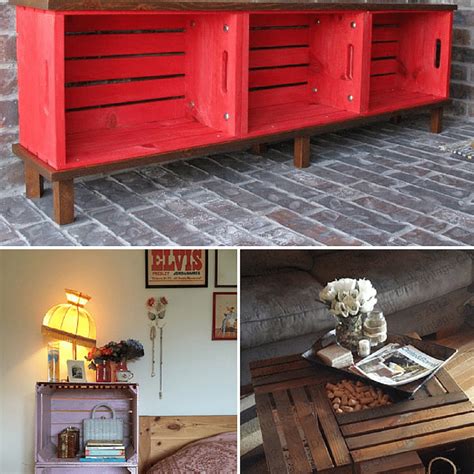 10 Awesome Wooden Crates Furniture Design Ideas
