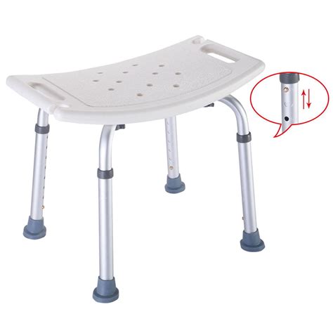 Ktaxon Bath Shower Chair Adjustable Medical 8 Height Bench Bathtub