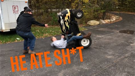 We Wrecked The Worlds Fastest Lawn Mower Actually Hurt Youtube
