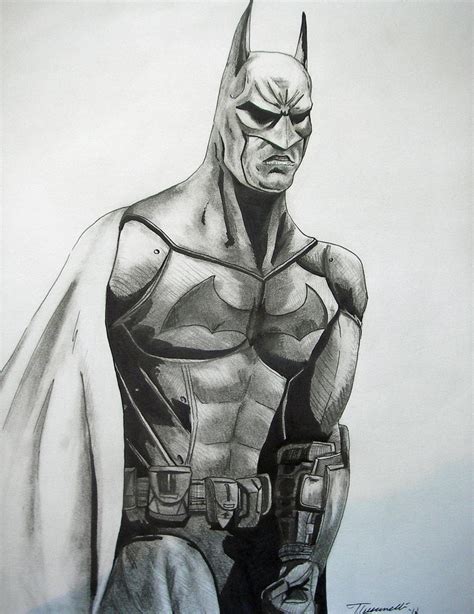 Arkham City Batman Drawing By Cust0m On Deviantart