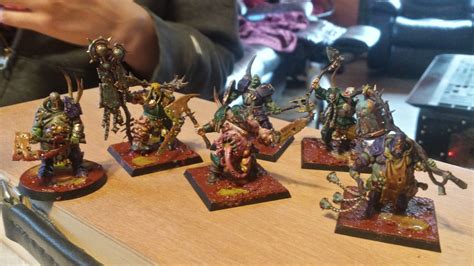 Whats On Your Table Nurgle First Time Painting Warhammer Miniatures