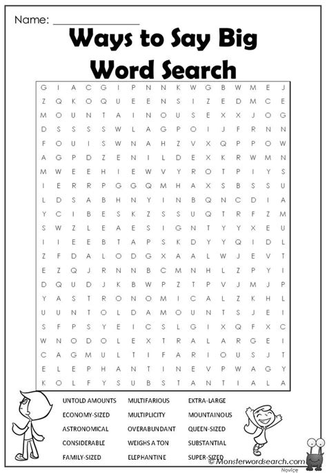 Ways To Say Big Word Search In 2021 Big Words Making Words Free