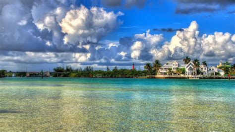 gorgeous mansion on a lagoon hdr hd desktop background wallpaper free scenic jupiter florida