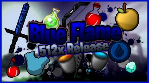Blue Flame 512x Pack Bundle Release Minecraft Pocket Edition