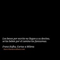 Franz Kafka, Cartas a Milena | Frases de libros clásicos, Frases ...
