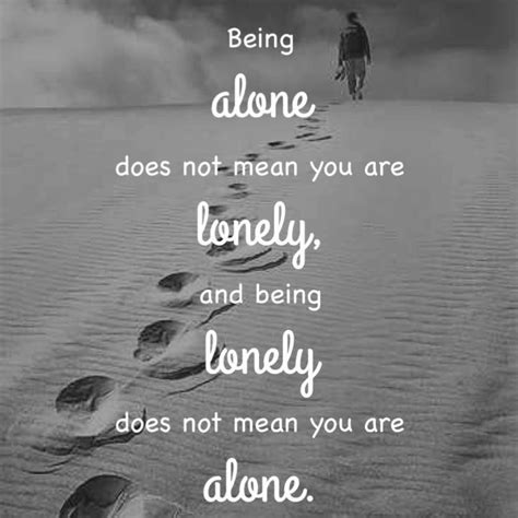 Feeling Lonely Vs Being Alone