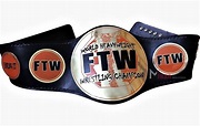 FTW World Heavyweight Wrestling Championship Title Belts