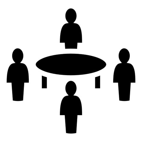 Round Table Icon Svg And Png Game