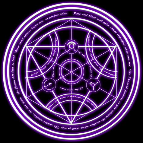 Transumutation Circle Elemental Magic Spell Circle Magic Symbols