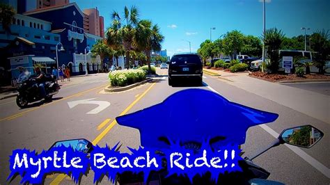 Riding Down The Strip At Myrtle Beach Bike Week 2021 Youtube