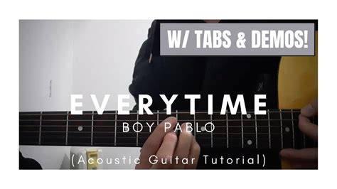 Detailed Acoustic Guitar Tutorial W Tabs And Demos On How To Play