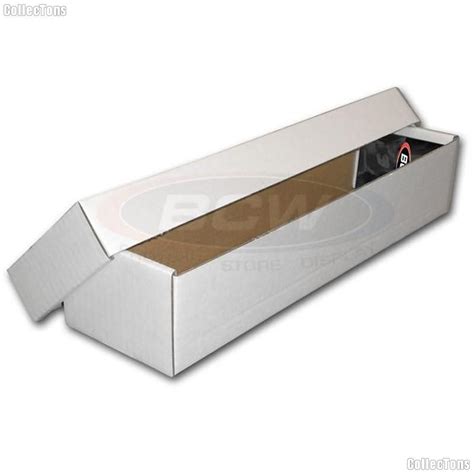 Two Piece Trading Card Storage Box by BCW 800 Count Cardboard Storage