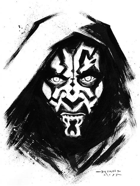 Star Wars Darth Maul Fan Art By Ricardo Drumond Star Wars Canvas Latest And Trending Star