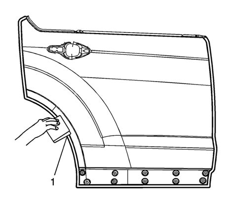 Chevrolet Equinox Service Manual Rear Side Door Outer Panel