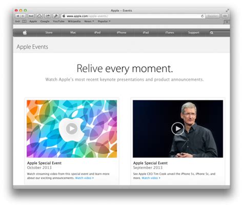 Relive every moment: you can now stream the iPad keynote from Apple's website