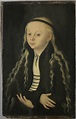 Portrait de Magdalena Luther, fille du réformateur Martin Luther ...