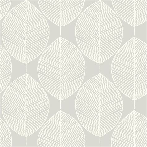 Grey Leaf Wallpaper Ensigilo