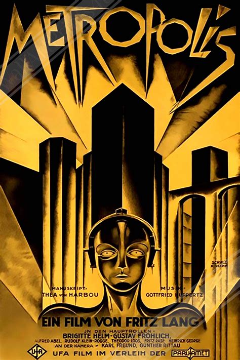 Metropolis Poster Vintage Movie Poster 1927 Poster Film Art | Etsy | Metropolis poster, Movie ...