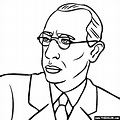 Igor-Stravinsky Coloring Page | Mystery of history, Music history, Color