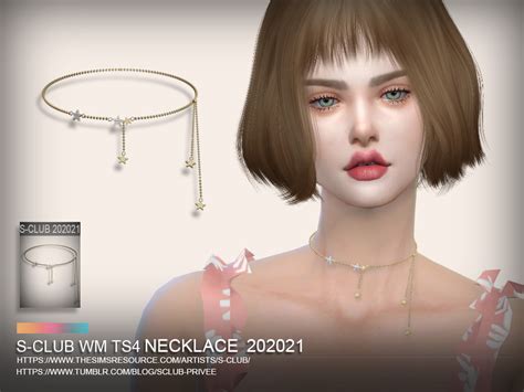 Necklace 202021 By S Club From Tsr • Sims 4 Downloads