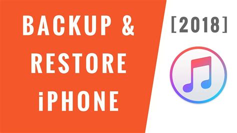 Now, you will know how to do it by reading the following part. How to Backup & Restore iPhone using iTunes 2018 - Step ...