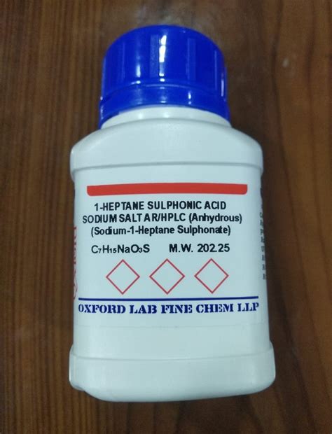 1 Heptane Sulphonic Acid Sodium Salt 99 Bottledrum At Rs 8000kg In