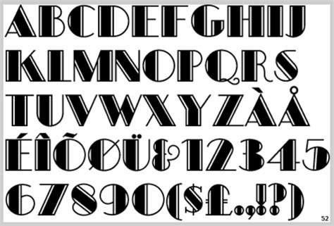 Art Deco Lettering Art Deco Fonts Lettering Styles Font Art Font
