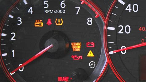 Nissan Dashboard Warning Lights