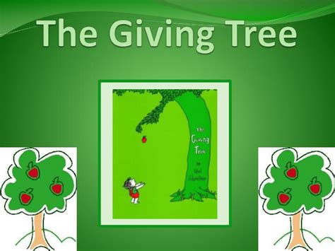 Ppt The Giving Tree Powerpoint Presentation Free Download Id1544706