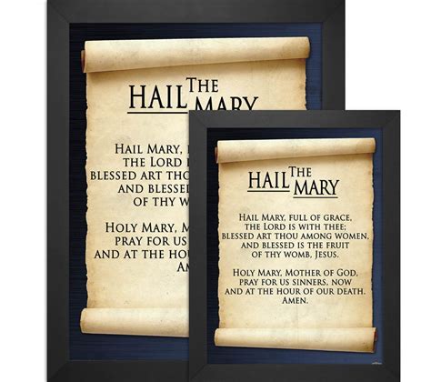 The Hail Mary Poster Catholic To The Max Online Catholic Store
