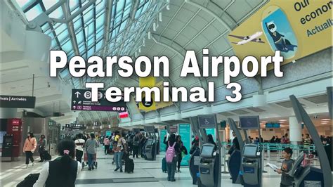 4k Terminal 3 Pearson Airport Toronto Check In Customsduty Free
